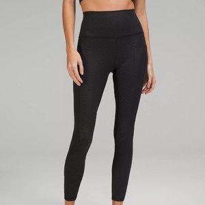 Lululemon Align Leggings "Geo Gradiate Emboss Black" Size 4 NWT
